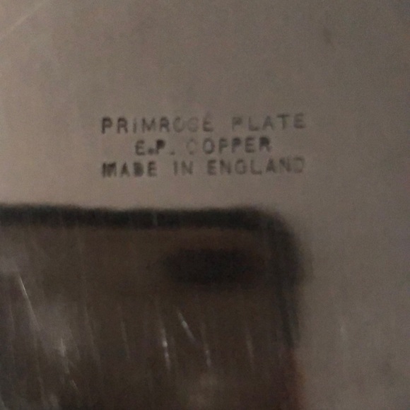 Vintage Primrose Plate Silverplate EP 10.5" Round - Picture 5 of 6